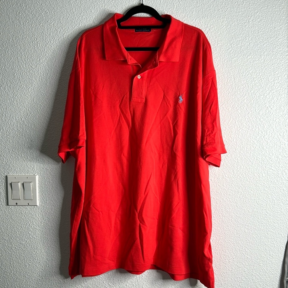 Ralph Lauren polo red polo shirt si 4x